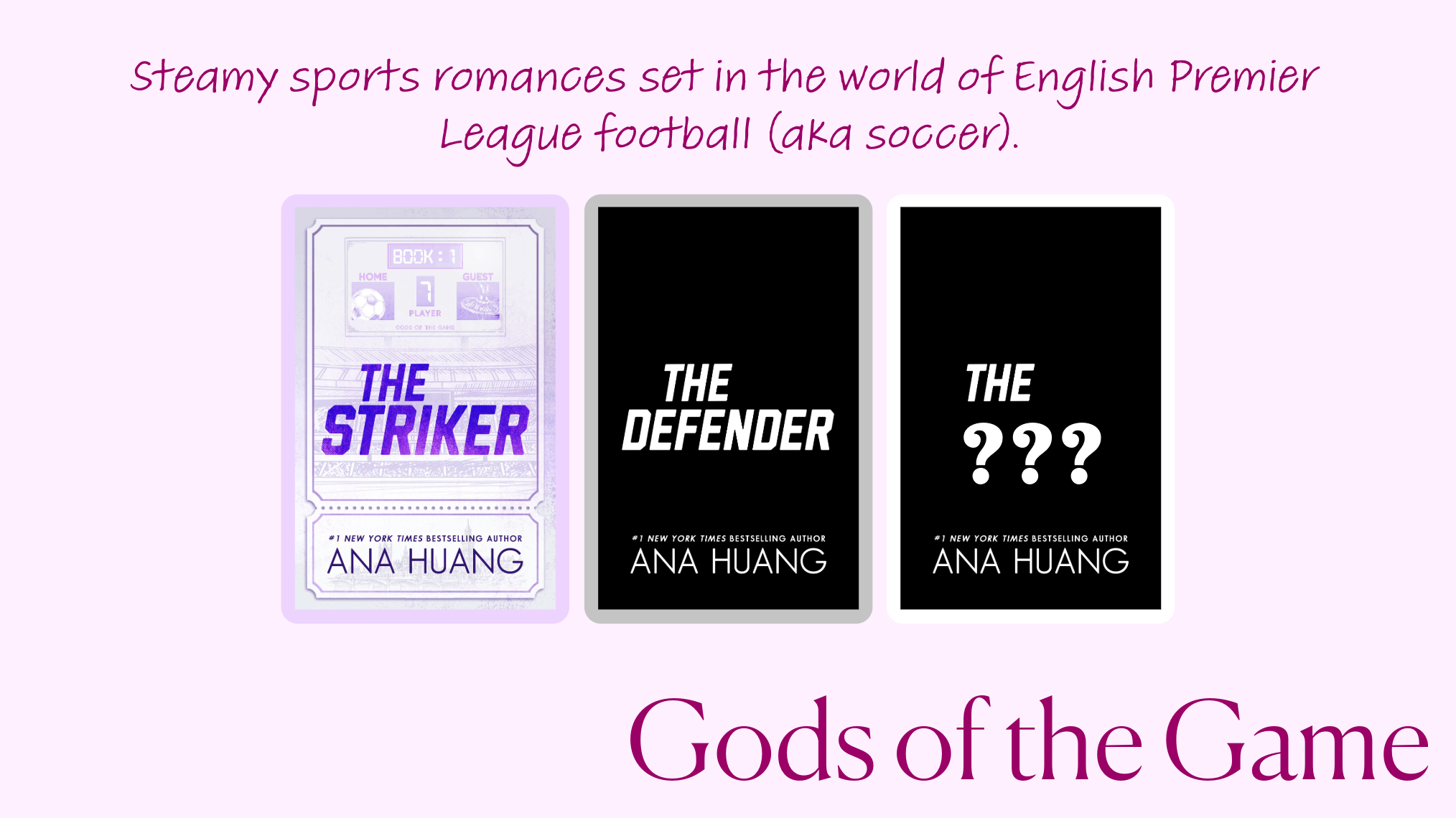 Ana Huang's Gods of the Game Series