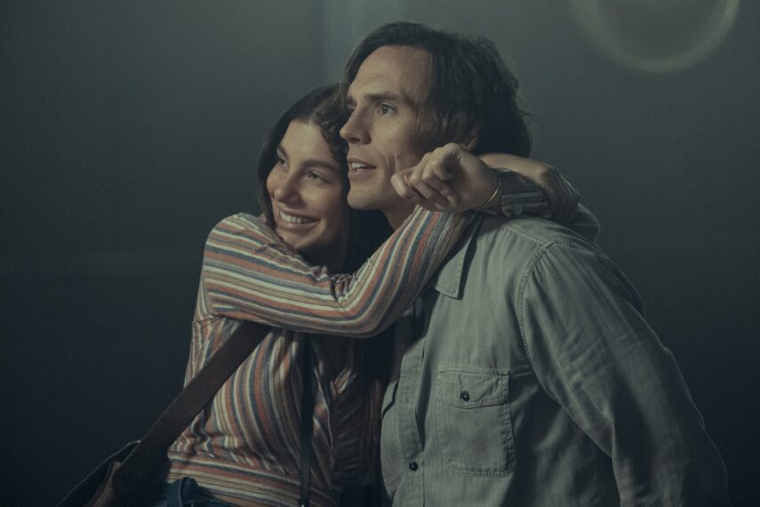 Camila Morrone and Sam Claflin in Daisy Jones & The Six - 'Track 1: Come and Get It'