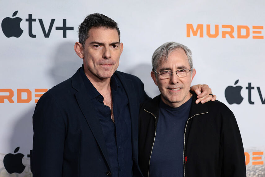 NEW YORK, NEW YORK - APRIL 28: Chris Weitz and Paul Weitz attend Apple TV+'s "Murderbot" premiere at Regal Union Square on April 28, 2025 in New York City. (Photo by Dimitrios Kambouris/Getty Images)
