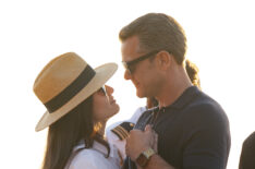 Phillipa Soo and Joshua Jackson in Doctor Odyssey - 'The Wave, Part 2'