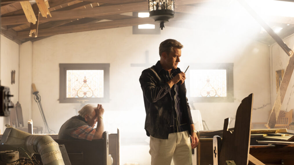 Jim O'Heir and Joshua Jackson in Doctor Odyssey - 'The Wave, Part 2'