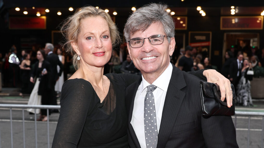 Alexandra Wentworth and George Stephanopoulos attend 'Good Night, And Good Luck' Broadway Opening