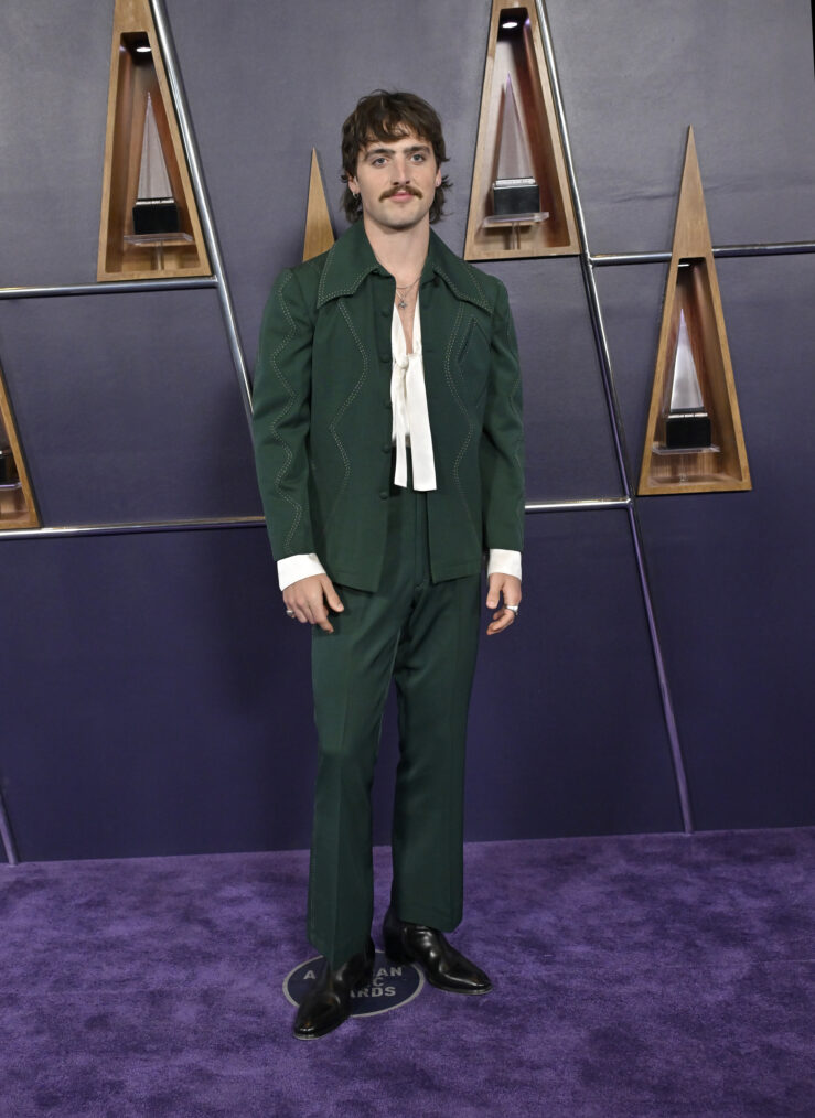 Benson Boone attends the 2025 American Music Awards at Fontainebleau Las Vegas on May 26, 2025 in Las Vegas