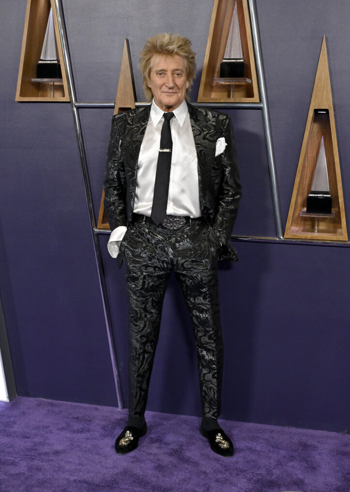 Rod Stewart attends the 2025 American Music Awards at Fontainebleau Las Vegas on May 26, 2025 in Las Vegas