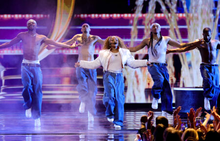 Janet Jackson performs during the 2025 American Music Awards at BleauLive Theater at Fontainebleau Las Vegas on May 26, 2025 in Las Vegas