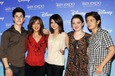 The cast of 'Wizards of Waverly Place' - David Henrie, Maria Canals-Barrera, Selena Gomez, Jennifer Stone, and Jake T. Austin attend the D23 Expo presented by the Walt Disney Studios at the Anaheim Convention Center on September 13, 2009 in Anaheim, California