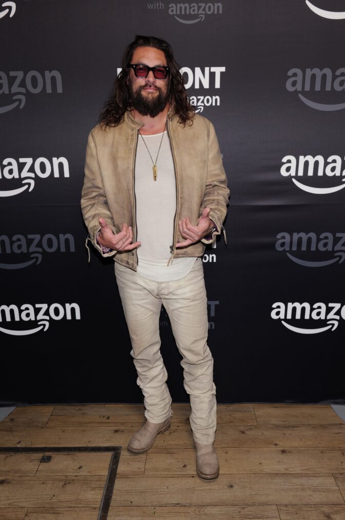 Jason Momoa attends Amazon's Upfront 2025 Presentation at Beacon Theatre on May 12, 2025 in New York City. (Photo by Craig Barritt/Getty Images for Amazon)