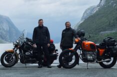 Ewan McGregor and travel mate Charley Boorman in Long Way Home