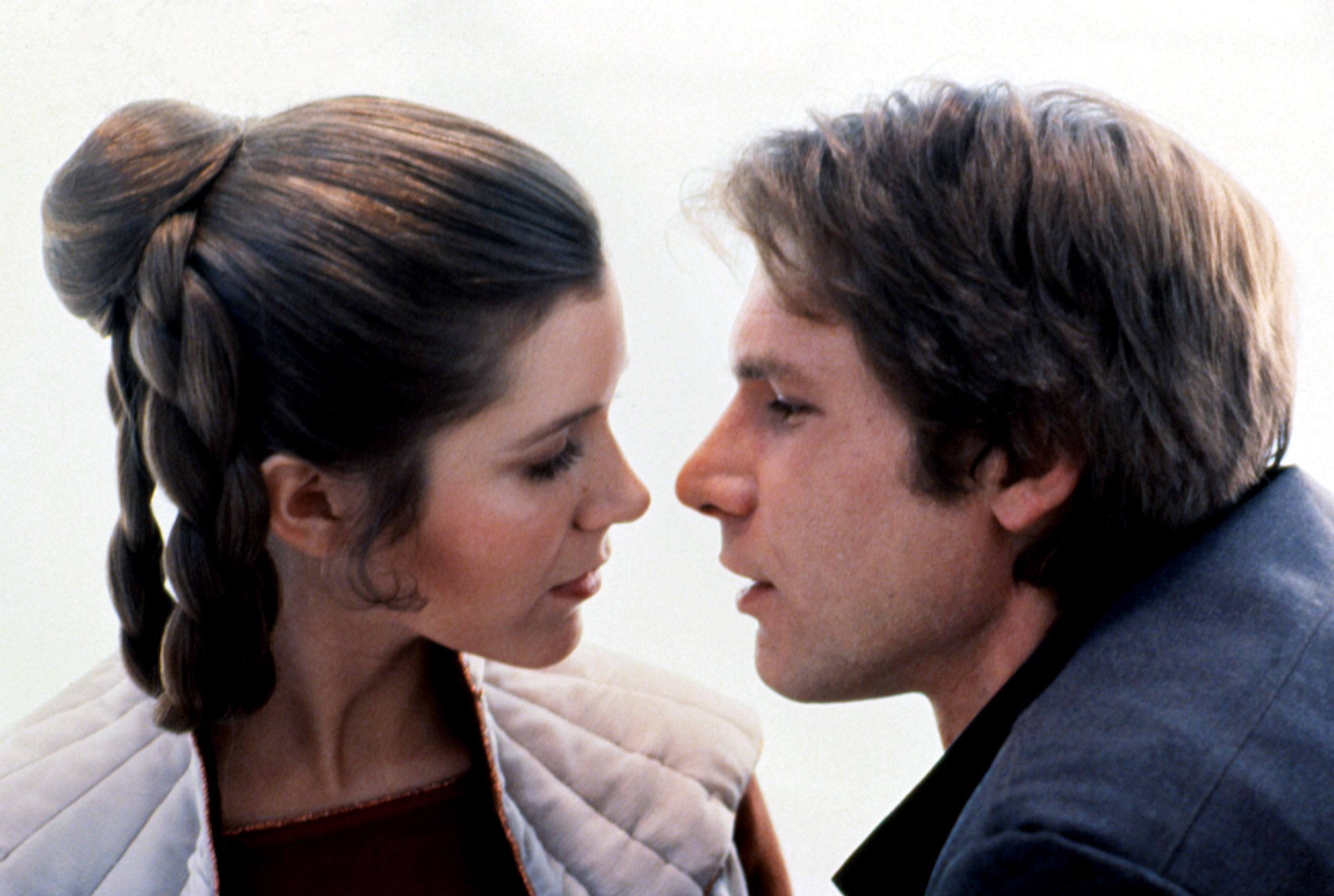 Carrie Fisher and Harrison Ford in STAR WARS: EPISODE V - THE EMPIRE STRIKES BACK
