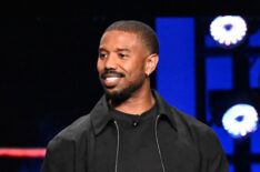 Michael B. Jordan speaks onstage at Amazon's Upfront 2025 Presentation at Beacon Theatre on May 12, 2025 in New York City. (Photo by Slaven Vlasic/Getty Images for Amazon)