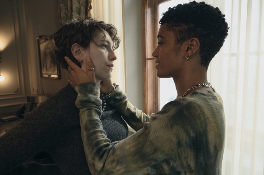NINE PERFECT STRANGERS - “Zauberwald” - In their search for mind and body reinvigoration, nine people from various walks of life arrive at Zauberwald, an Alpine retreat, where they are greeted by the enigmatic wellness guru, Masha. (Disney/Reiner Bajo)KING PRINCESS, MAISIE RICHARDSON-SELLERS