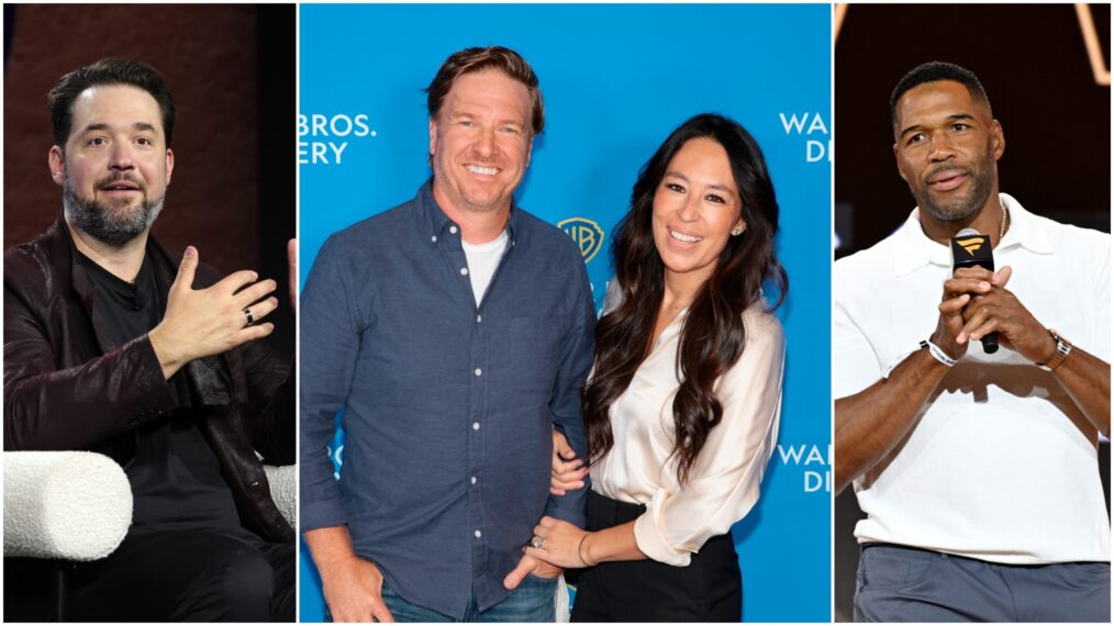 Alexis Ohanian, Chip and Joanna Gaines, and Michael Strahan