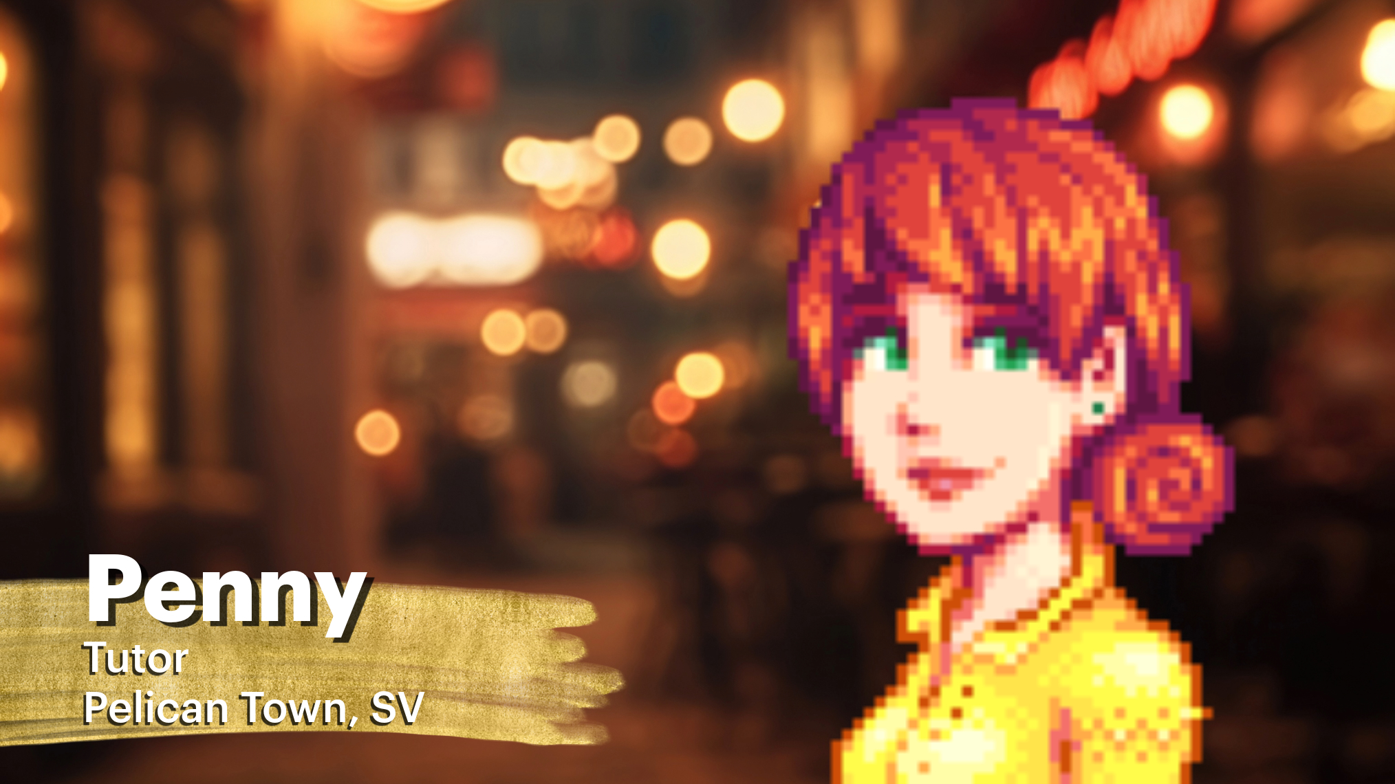 Penny in Stardew Valley