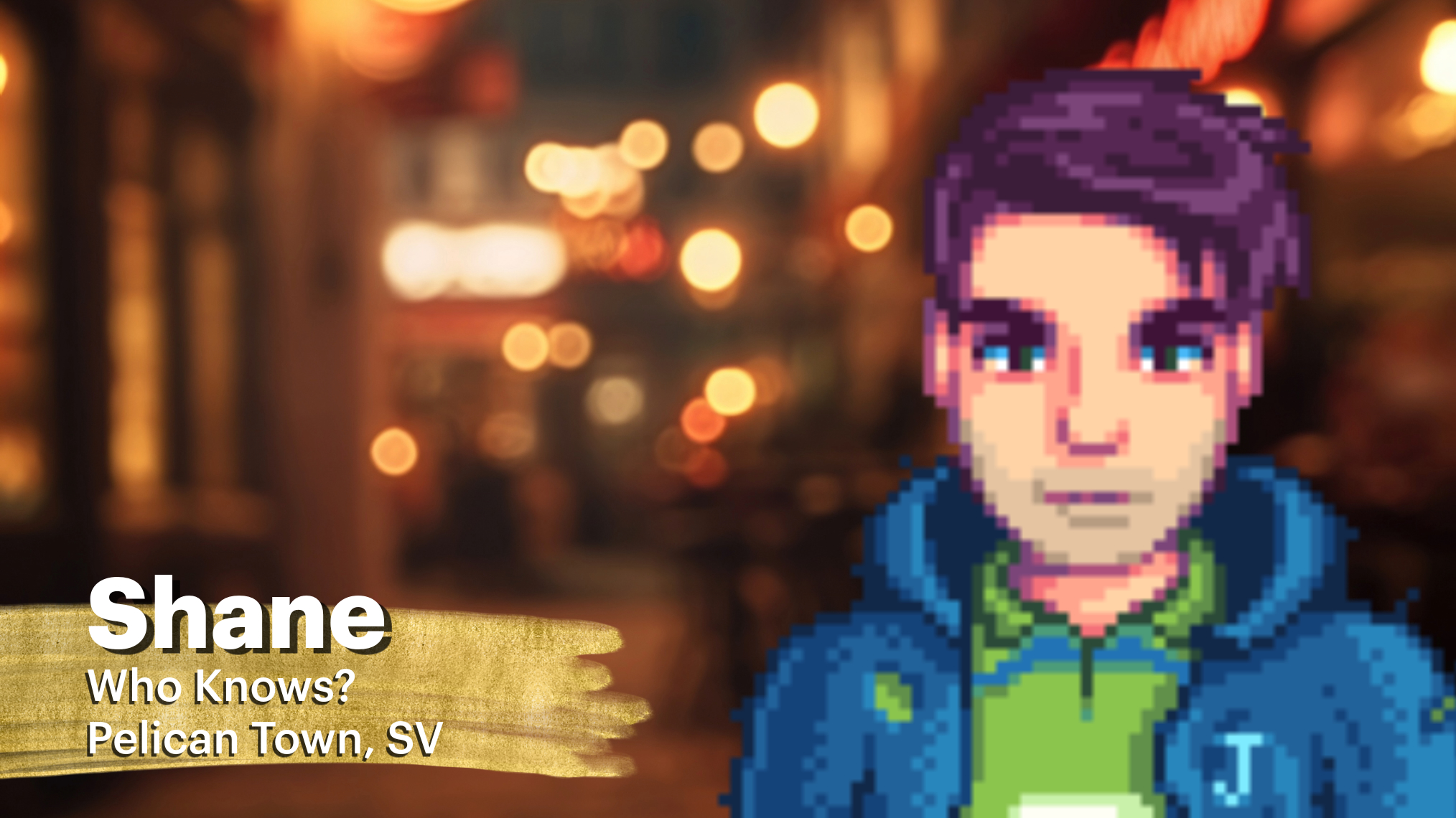Shane in Stardew Valley