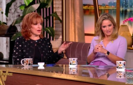 Joy Behar and Sara Haines on The View