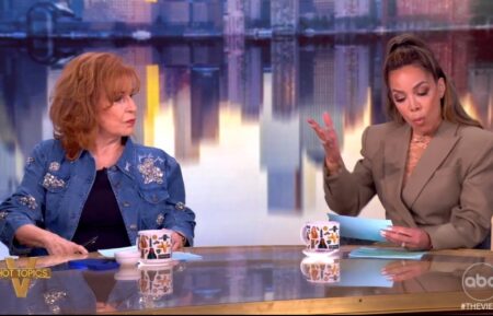 Joy Behar and Sunny Hostin on The View