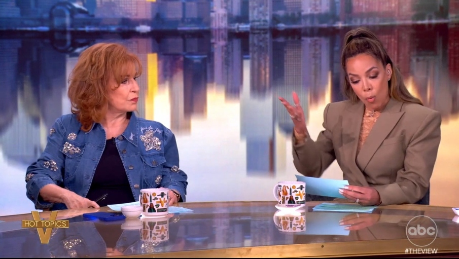 Joy Behar and Sunny Hostin on The View