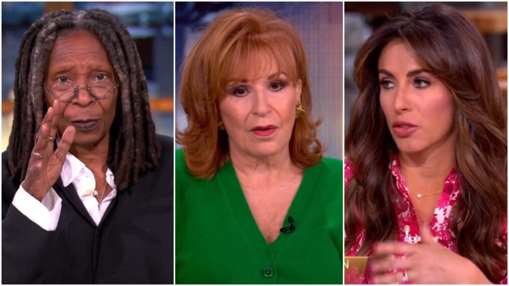 Whoopi Goldberg, Joy Behar, and Alyssa farah Griffin on The View