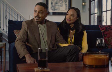 Jason Weaver as Shaad and Lynn Whitfield as Alicia in season 6, episode 16 of The Chi - 'Checkmate'