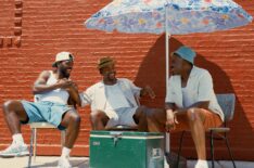 Luke James as Victor, Rolando Boyce as Darnell, and Jason Weaver as Shaad in The Chi - episode 6, season 7 - 'Do The Chi Thing'