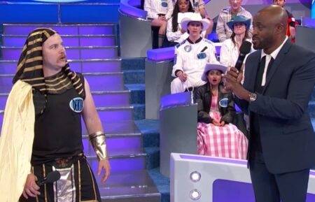 Let's Make a Deal contestant Derek playing a game for majeo prizes on Friday, May 16, 2025