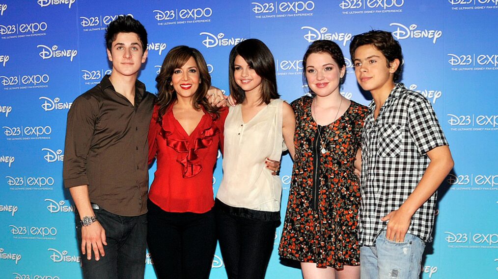 The cast of 'Wizards of Waverly Place' - David Henrie, Maria Canals-Barrera, Selena Gomez, Jennifer Stone, and Jake T. Austin attend the D23 Expo presented by the Walt Disney Studios at the Anaheim Convention Center on September 13, 2009 in Anaheim, California
