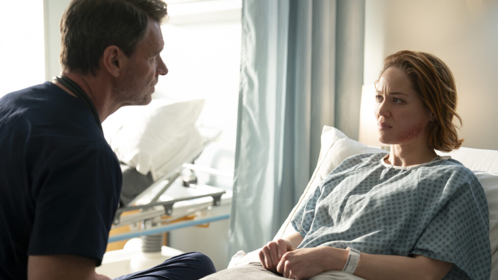 Scott Foley and Erika Christensen in Will Trent - 'Why Hello, Sheriff'
