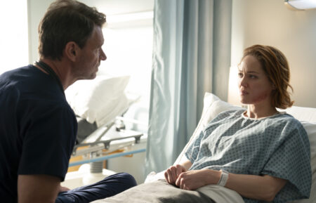 Scott Foley and Erika Christensen in Will Trent - 'Why Hello, Sheriff'