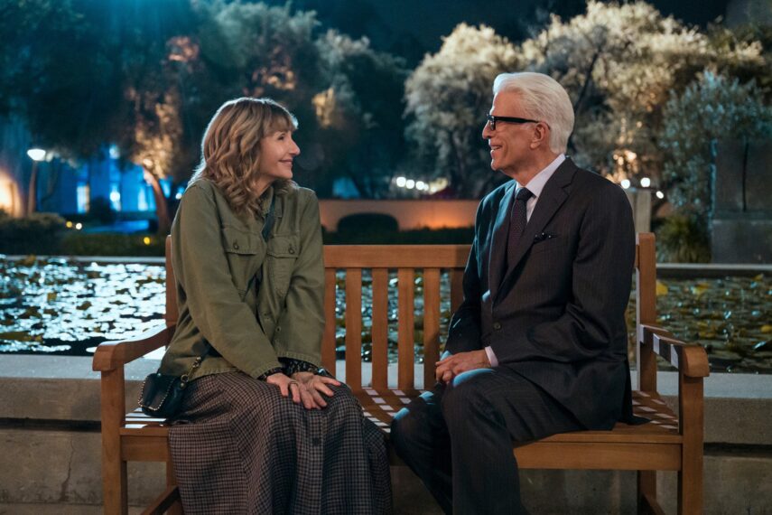 Mary Steenburgen and Ted Danson in 'A Man on the Inside' Season 2