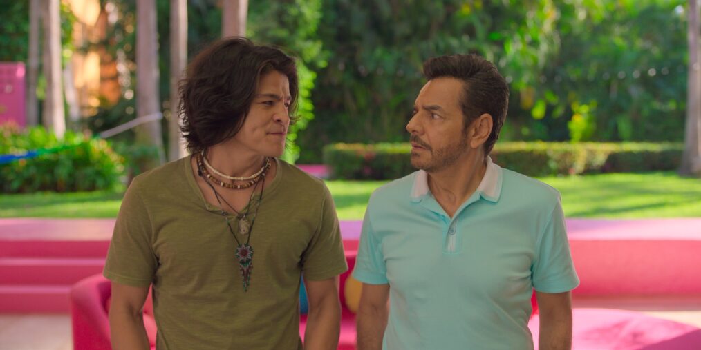 Cristo Fernandez and Eugenio Derbez in 'Acapulco' Season 4