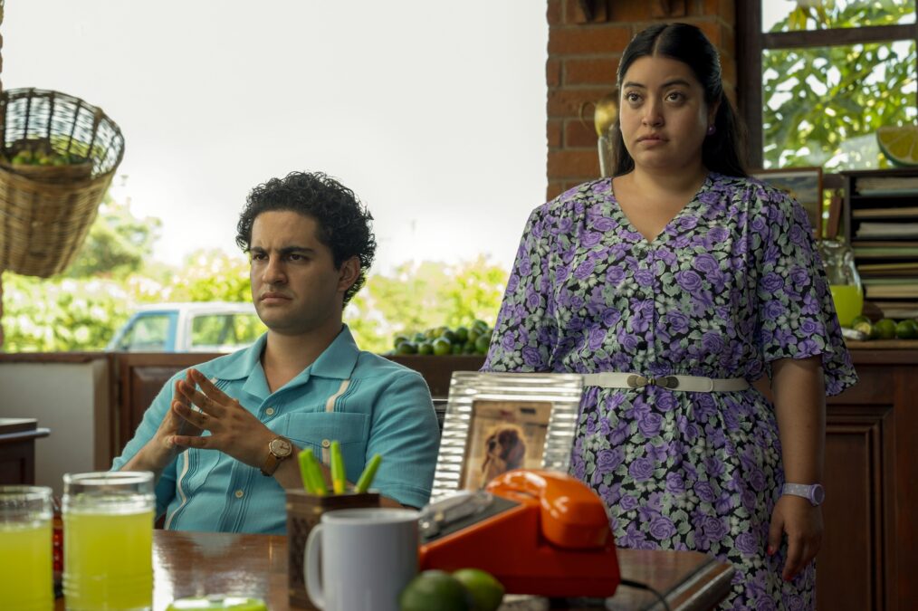 Enrique Arrizon and Keyla Monterroso Mejia in 'Acapulco' Season 4