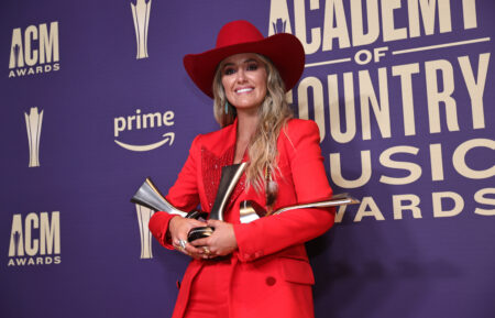 Lainey Wilson, winner of the Entertainer of the Year award, Female Artist of the Year, and Music Event of the Year award for
