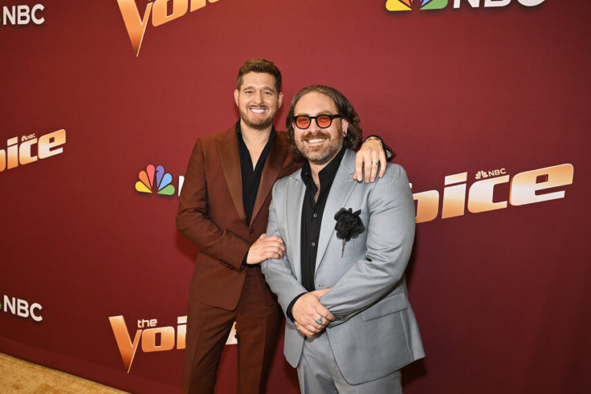 Adam David and Michael Buble