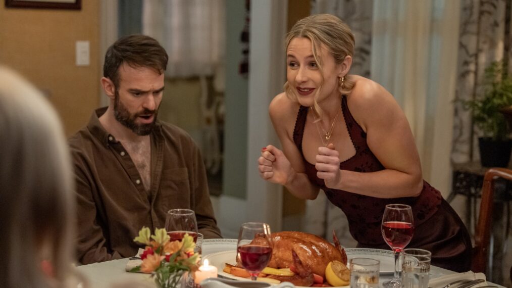 Charlie Cox and Lucy Freyer in 'Adults' Season 1