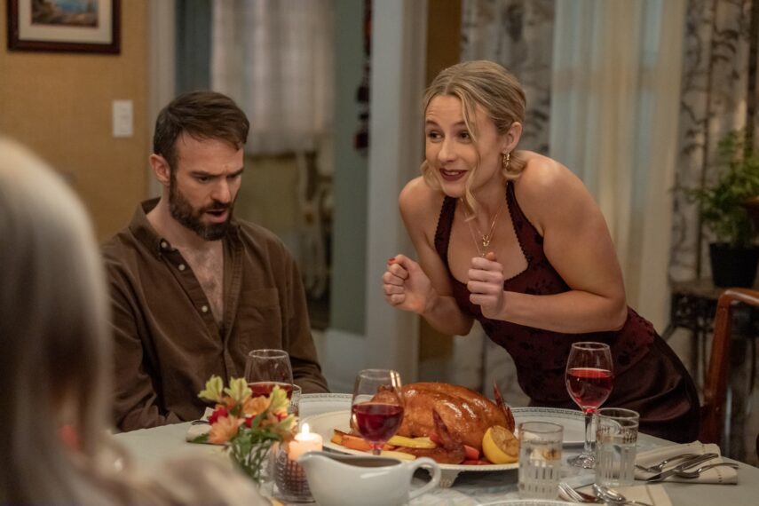 Charlie Cox and Lucy Freyer in 'Adults' Season 1 