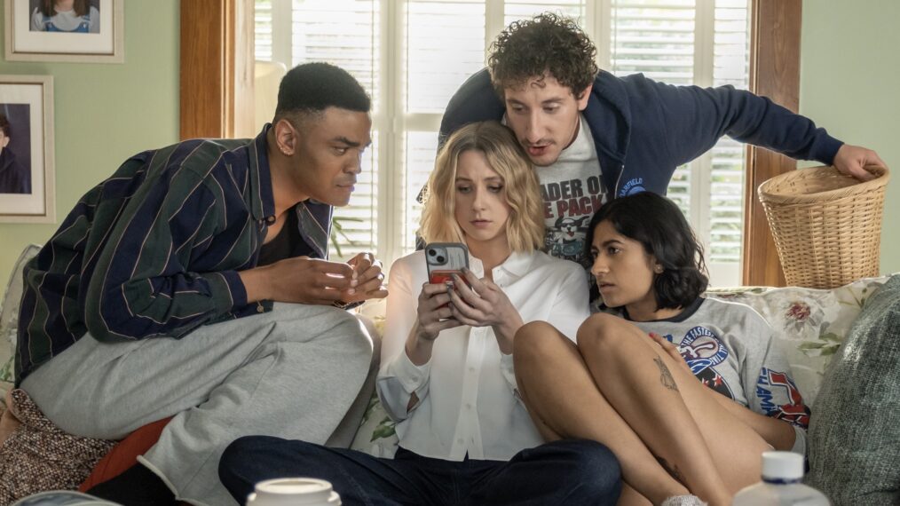 Owen Thiele, Lucy Freyer, Malik Elassal, and Amita Rao in 'Adults' Season 1