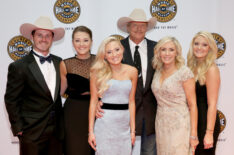 Ben Selecman, Mattie Jackson, Dani Jackson, Denise Jackson, and Alexandra Jackson attend the Country Music Hall of Fame and Museum Medallion Ceremony