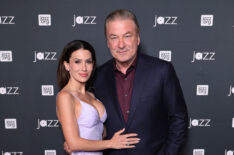 Hilaria Baldwin and Alec Baldwin attend the Jazz at Lincoln Center Gala