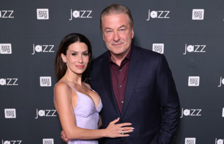 Hilaria Baldwin and Alec Baldwin attend the Jazz at Lincoln Center Gala