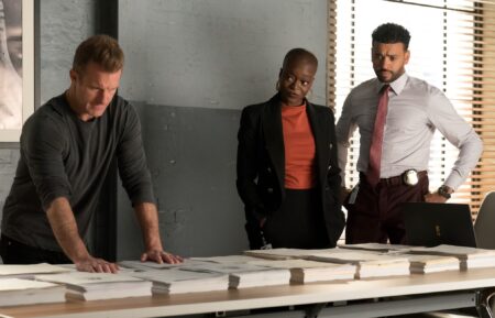 Scott Caan as Jason, Adeola Role as Kemi, and Ryan Broussard as Mike — 'Alert: Missing Persons Unit' Season 3