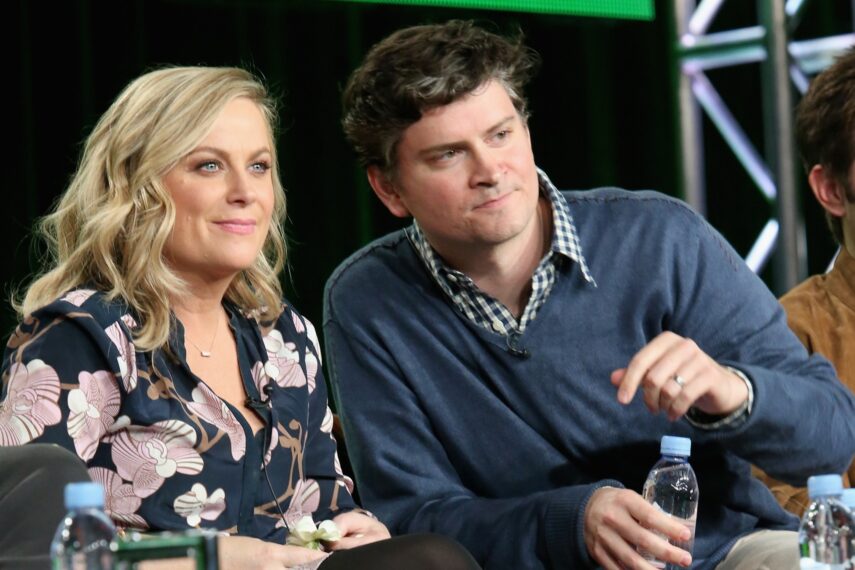 Amy Poehler and Mike Schur