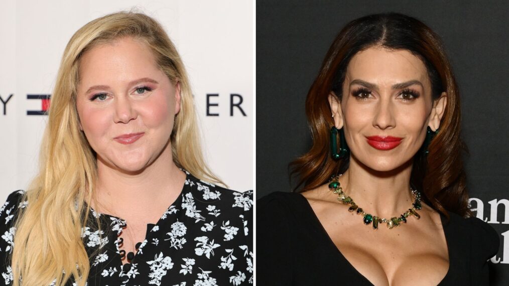 Amy Schumer and Hilaria Baldwin