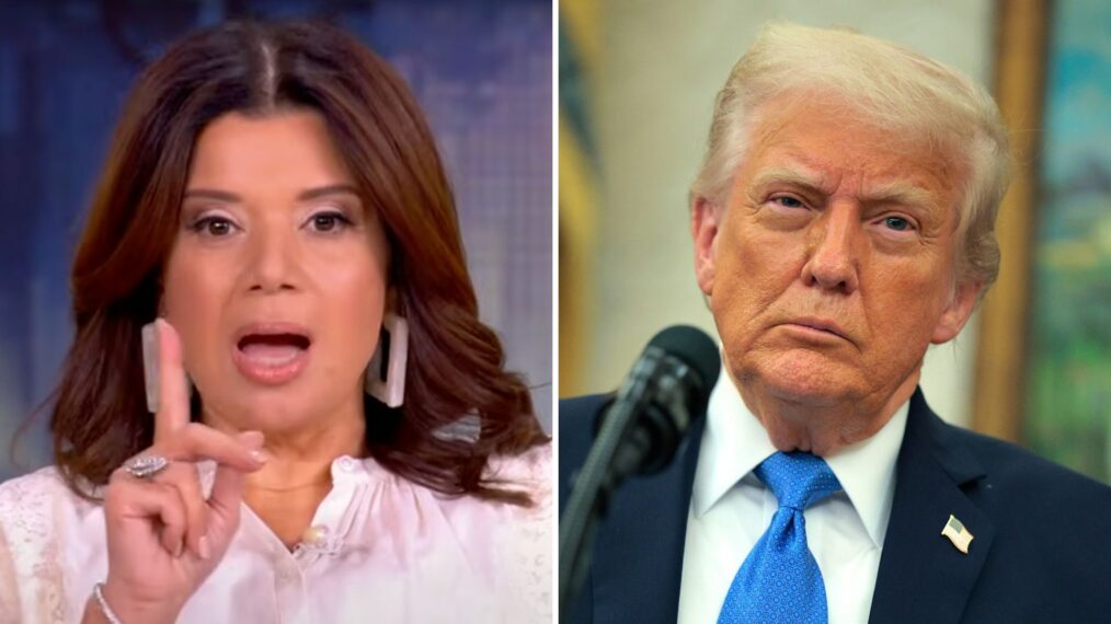 Ana Navarro and Donald Trump