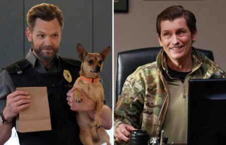 Joel McHale for 'Animal Control' and Denis Leary for 'Going Dutch'