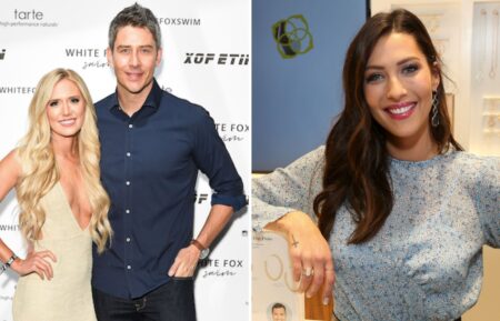 Lauren Burnham and Arie Luyendyk attend White Fox Boutique Swimwear Launch, Becca Kufrin attends Kendra Scott Celebrates Valentine's Day with Bachelor Live On Stage