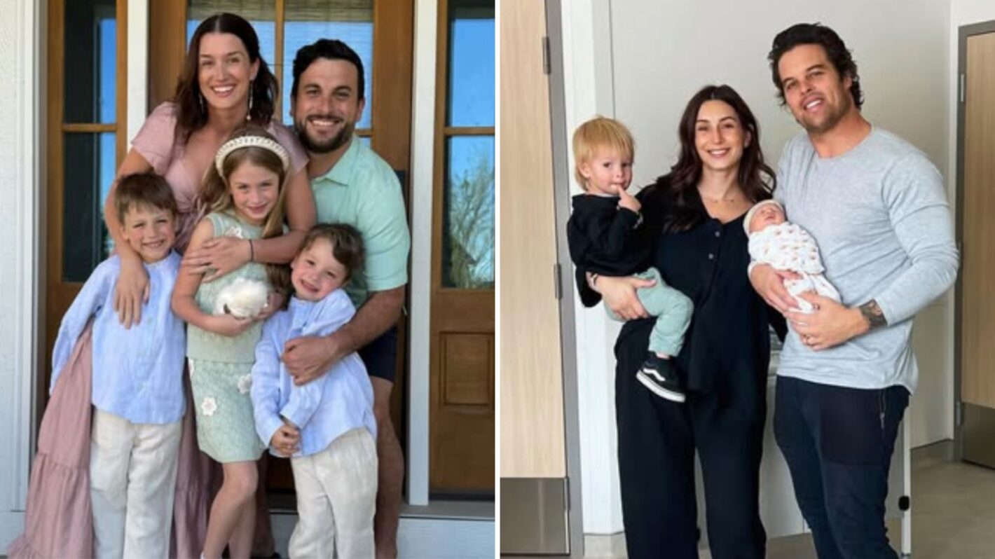 Jade Roper and Tanner Tolbert's family, Astrid Loch and Kevin Wendt's family