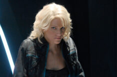 Tricia Halfer as Number Six in 'Battlestar Galactica'