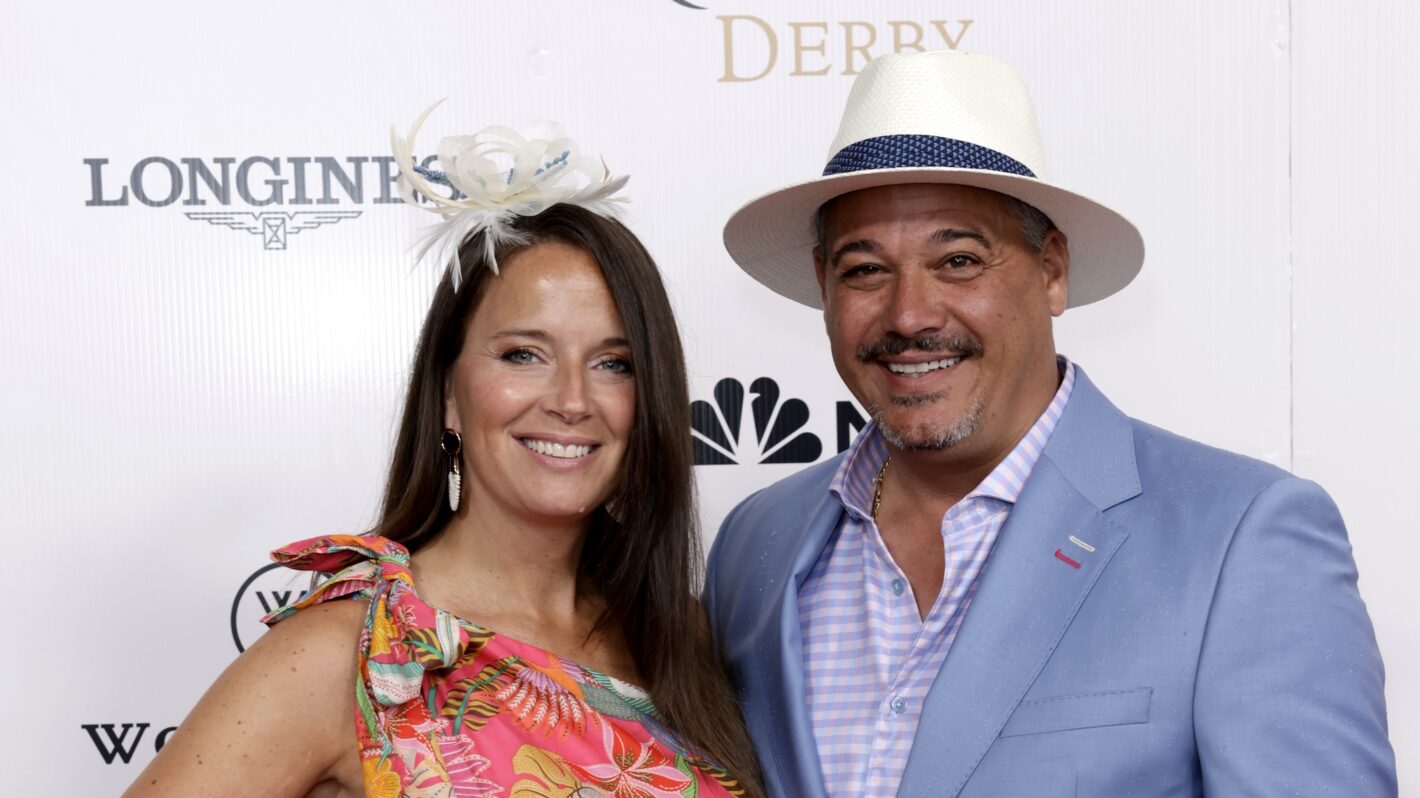Amber and Rob Mariano attend Kentucky Derby 151 at Churchill Downs on May 03, 2025 in Louisville, Kentucky.