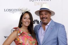 Amber and Rob Mariano attend Kentucky Derby 151 at Churchill Downs on May 03, 2025 in Louisville, Kentucky.