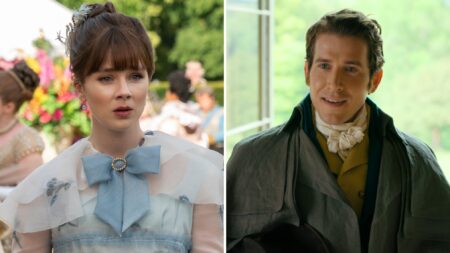 Claudia Jessie and Chris Fulton from 'Bridgerton'